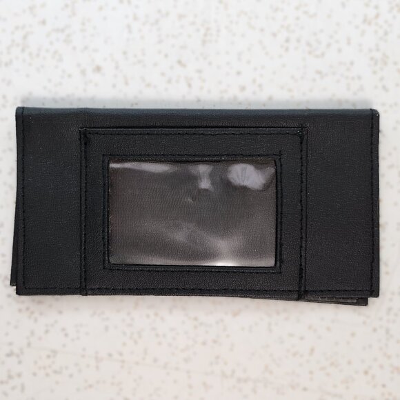 *Free with purchase* Black PU Checkbook holder - Picture 1 of 5